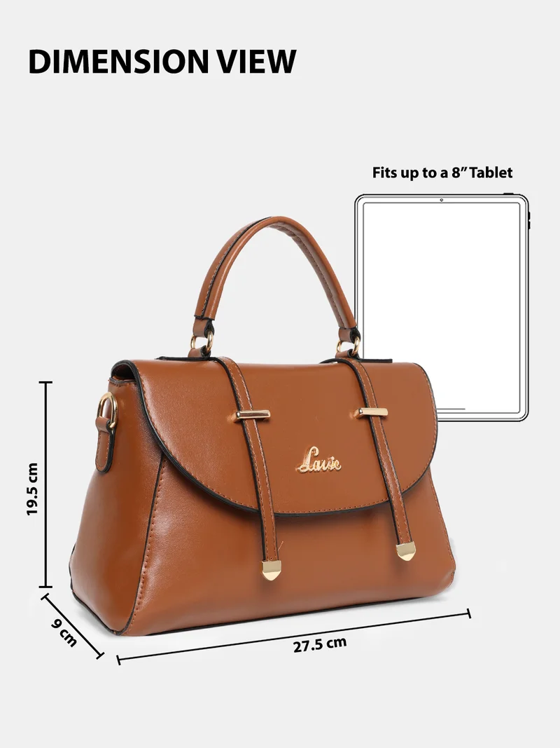 Lavie  Beech Women's Flap Satchel (Tan) for Women | Best Price UAE