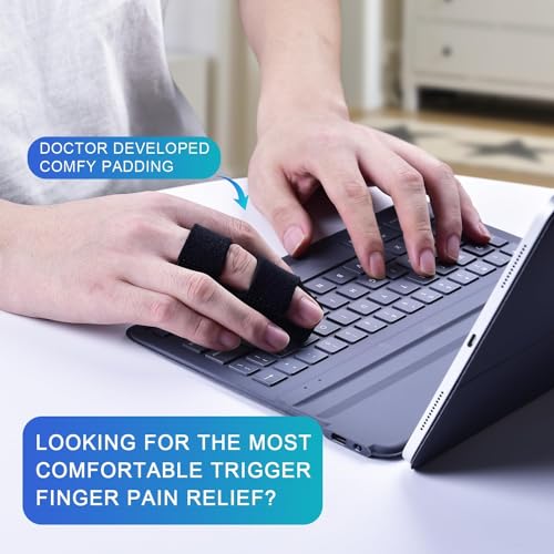 Sopito Finger Splint, 2pcs Finger Brace Support Stabilizer for Index, Middle, Ring Fingers Straightening Arthritis Knuckle Immobilization - Image 4