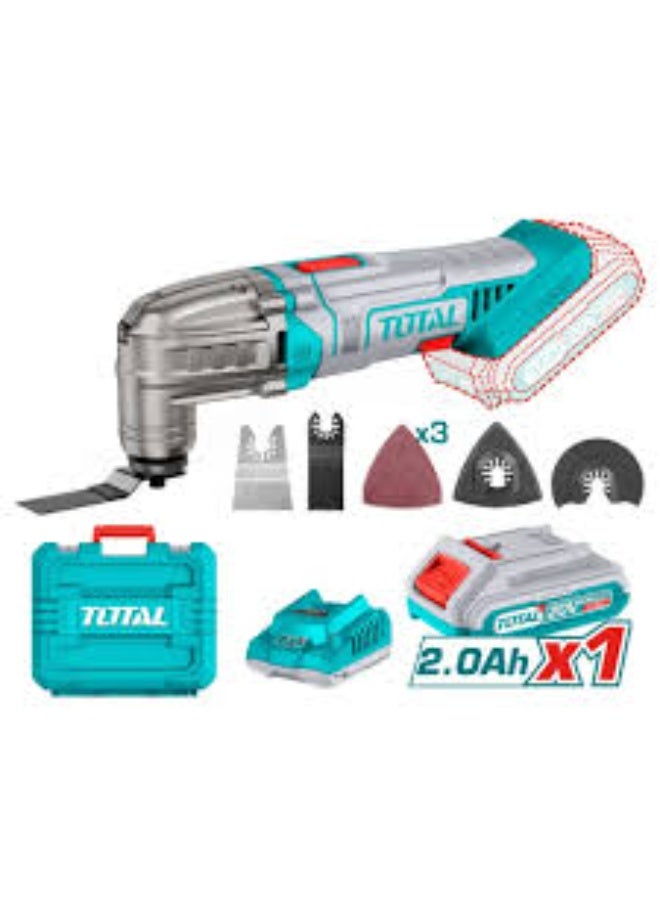 TOTAL Cordless Multi-Tool with Battery and Charger - Image 3