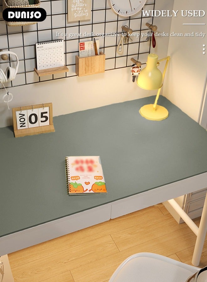 DUNISO Leather Desk Pad Protector, Office Desk Mat, Waterproof Writing Desk Pad for Eye Protection, Anti-Slip Large Mouse Pad for Office and Home, Applicable Game,Office,Learning - Image 5
