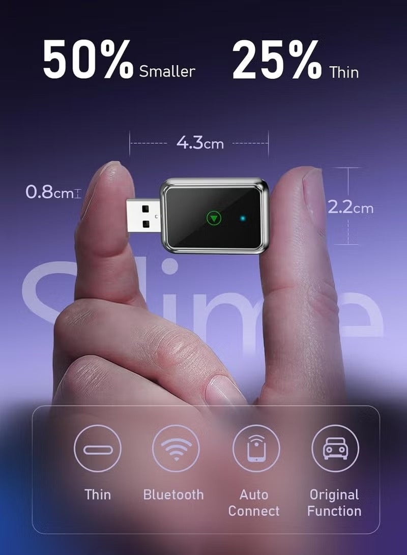 Wireless CarPlay Adapter for iPhone,Fast and Stable Connection for 2015 and up Built-in,Bluetooth 5.3, 5.8GHz, Aluminum Design, USB/Type-C, No Latency - Image 2