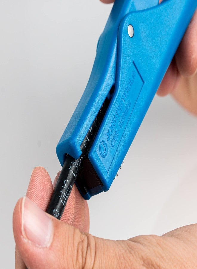 جونارد تولز أداة تجريد أطراف كابلات COAX CSS-596 من Jonard Tools لكابلات RG59 وRG6 (1/4 بوصة / 5/16 بوصة) - Image 3
