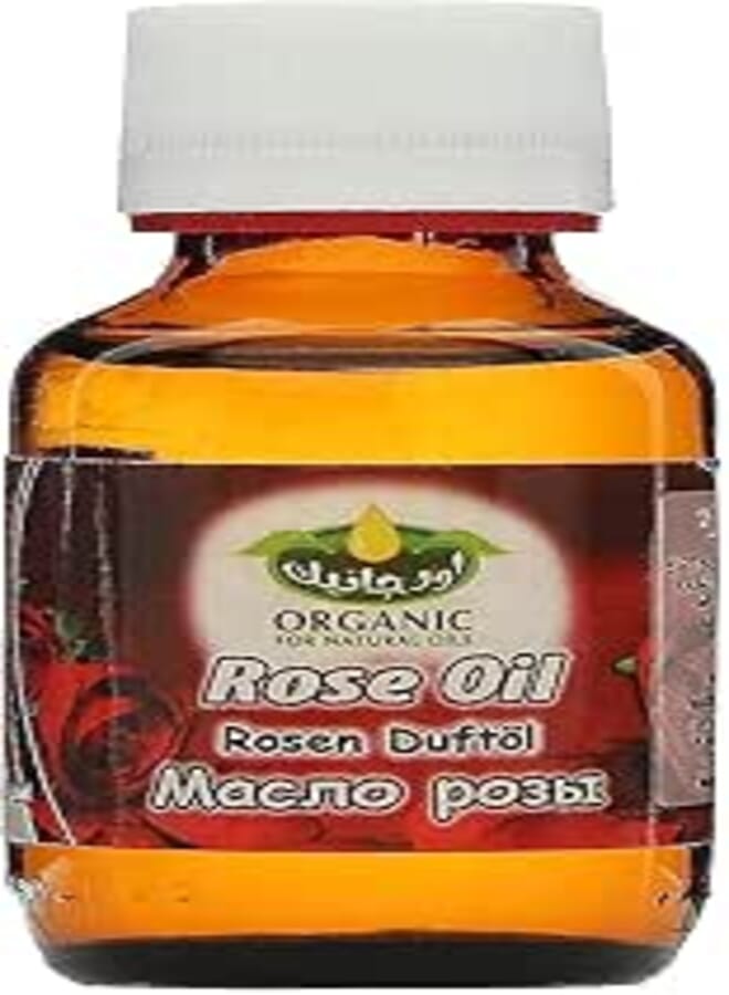 Organic Body Massage Rose Oil, 60 ml