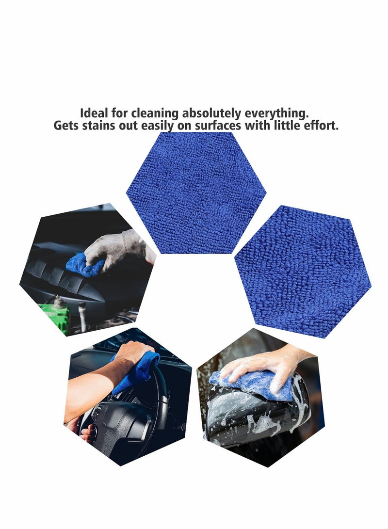 9 Piece Car Cleaning Brush Set for Wheels and Interior Detailing with Long Handle Rim Brush, Wheel Brush, Vent Duster, and Towels