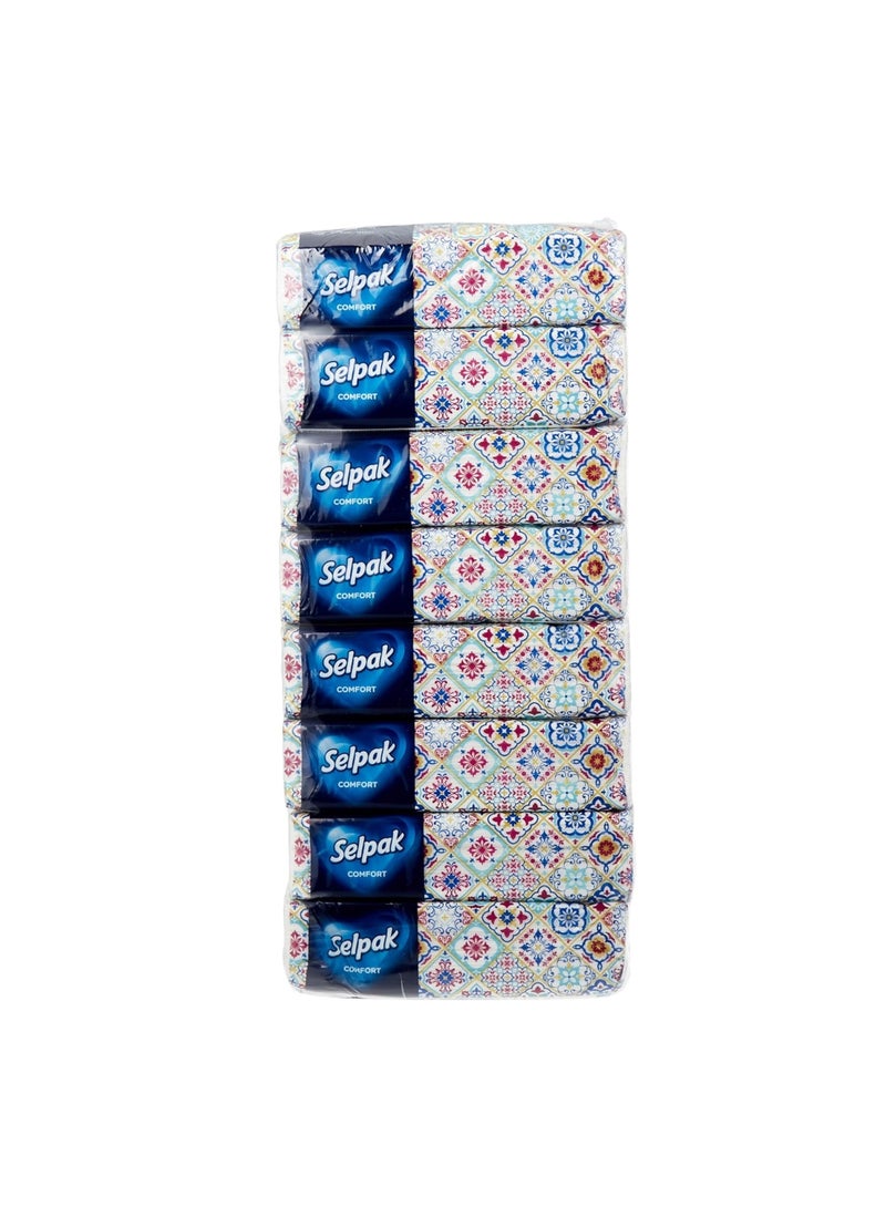Selpak Comfort Facial 2 Ply Tissue 150 sheets Pack of 8 - Image 1