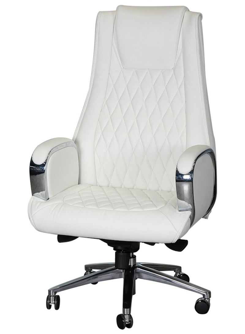 HUIMEI Huimei YS-1202-A High Back Office Chair White Color  - Image 1