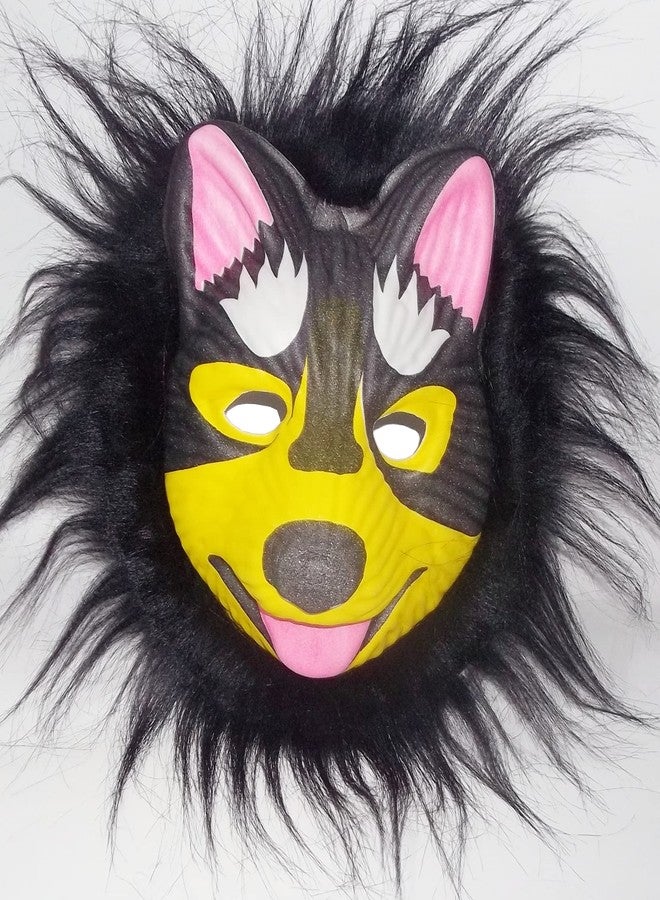 Avirons Dog Animal Face Mask For Fancy Dress Competition|Birthday Party Mask|Return Gift|Kindergarden| Halloween Party|Mask for Theme Party|Mask For Childrens & Adults (Rubber Form Mask) - Image 2