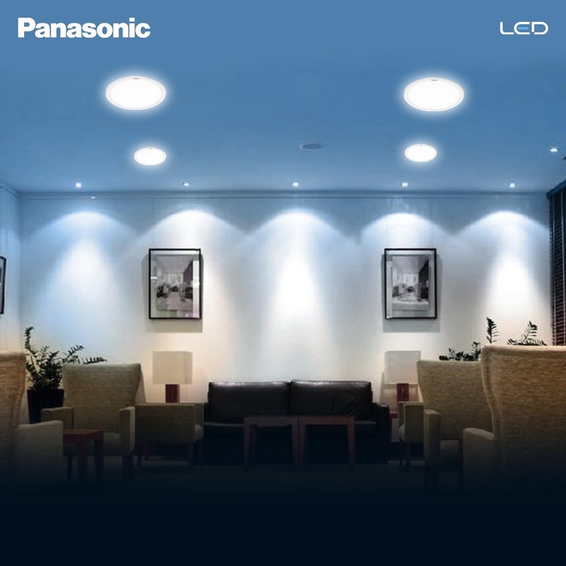 Panasonic 15 Watt LED PC Downlighter, Round False Ceiling Downlight for Home, Office with Cutout 150mm, Cool White Ceiling Downlight (PDLM01157R3) - Image 5