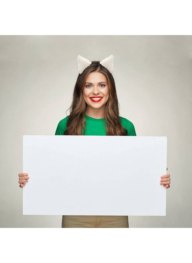 CBLUO Cat Ears Hair Clips Halloween Kitty Fox Ears Barrettes Women Furry Kitten Headpiece Hair Pins Cat Hairpin Headband Christmas Party Decoration Cosplay Costume Cute Hair Accessories Black With White - Image 4