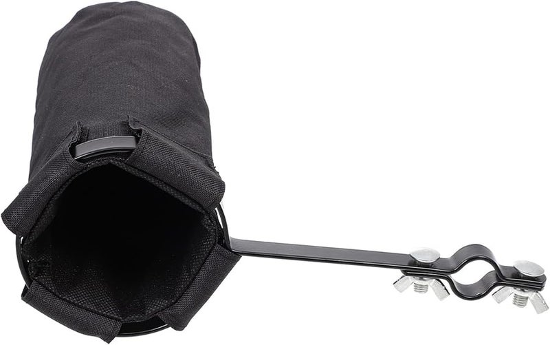 Black Drumstick Storage Barrel Case Compact Sturdy Holder Bag For Musicians - Image 1