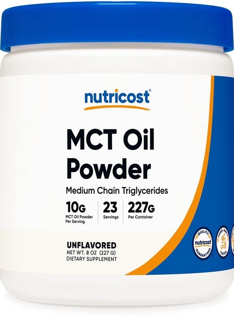 Premium MCT Oil Powder .5LBS - Best For Keto, Ketosis, and Ketogenic Diets - Zero Net Carbs, Non-GMO and Gluten Free