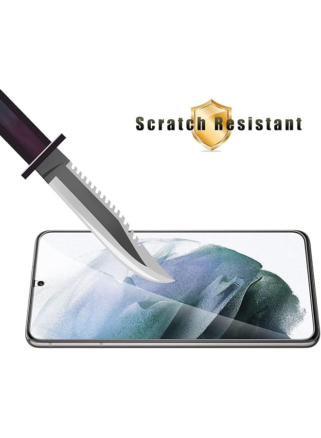 erorex For Galaxy S22 Screen Protector 2 +2 Pack 2 Pcs Full Coverage Tempered Glass Film With 2 Pcs Camera Lens Protector 9H Hardness Fingerprint Unlock Ultra Thin Hd Clear For Samsung Galaxy S22 6.1 Inch  - Image 4