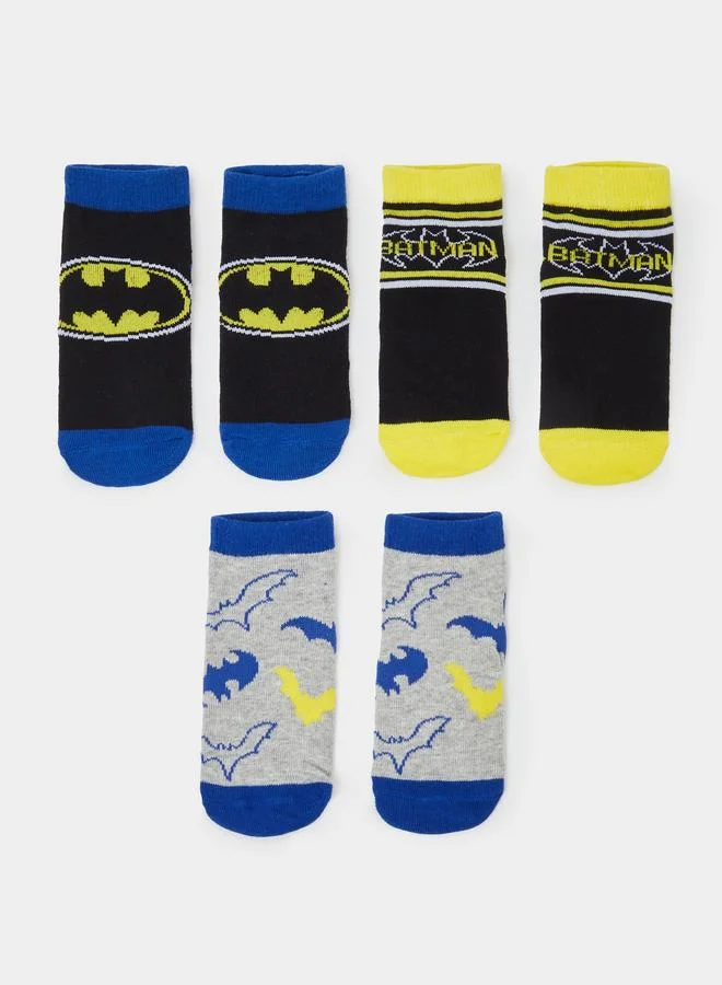 ستايلي Pack of 3 - Boys Batman Socks