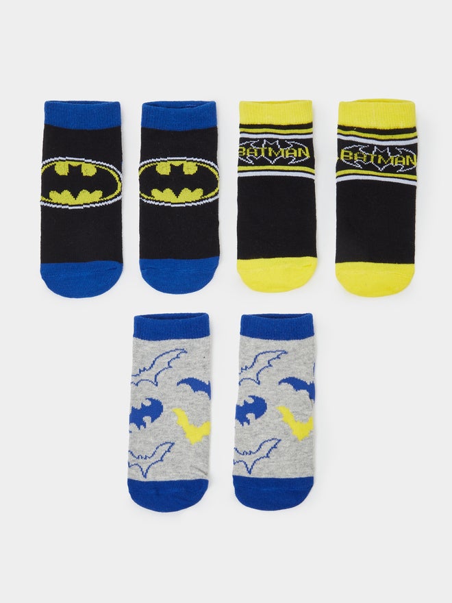 Styli Pack of 3 - Boys Batman Socks - Image 1
