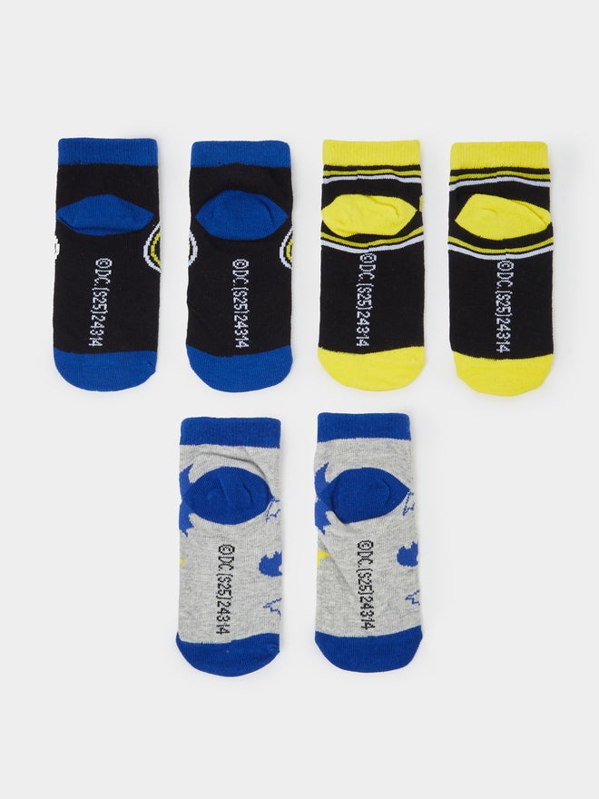 Styli Pack of 3 - Boys Batman Socks - Image 2