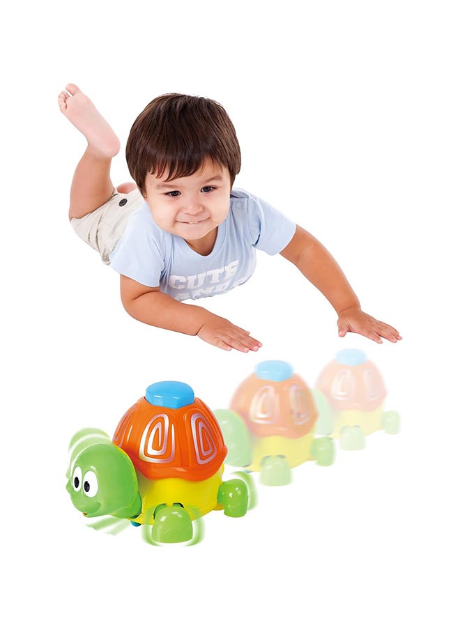 PLAYGO Playgo Tortoise Along | Interactive Non-Toxic Pull-Along Toy for Toddlers | Bright Colors & Smooth Wheels | Durable Developmental Toy for Baby’s Walking Skills  - Image 3