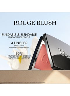 Dior Addict Dior Rouge Blush 219 Rose Montaigne High-Pigmentation,Long-Wear Clean Formula Blush 0.21 oz / 6g  - Image 4