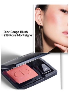 Dior Addict Dior Rouge Blush 219 Rose Montaigne High-Pigmentation,Long-Wear Clean Formula Blush 0.21 oz / 6g  - Image 5