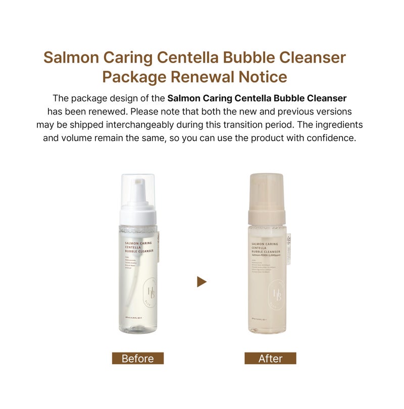 HEVEBLUE Salmon Caring Centella Bubble Cleanser - Salmon PDRN, pH 5.5, Salmon Egg Extract, Centella, Moisturizing, Balancing, Pore Cleansing, Low Irritation, Hypoallergenic, Sensitive Skin - Image 3