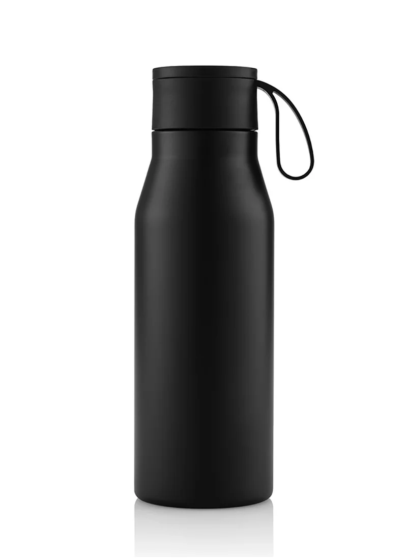 Hans Larsen R-NEBRA - CHANGE Collection Recycled Stainless Steel Vacuum Bottle - Black