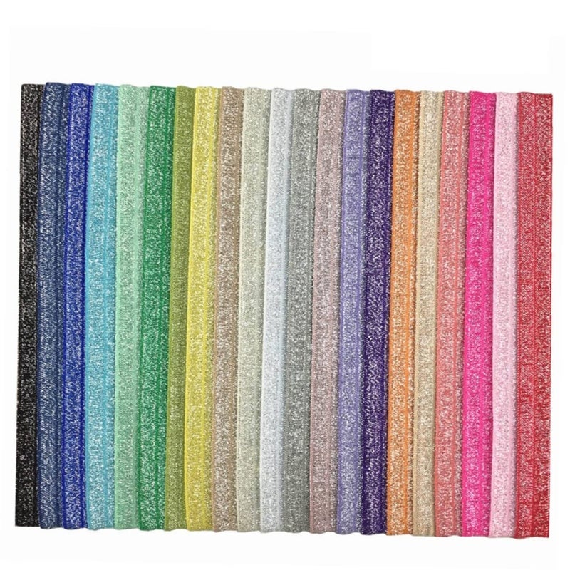 Non Slip Nylon Hair Bands For Boys Girls 21Pcs Mixed Colors For Everyday Wear - Image 3