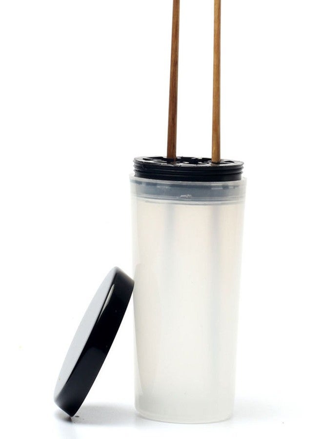 yueton Nail Art Brushes Holder Remover Cup Immersion Brush Cleaner Bottle Container - Image 3