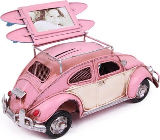 Mnk Home Decorative Metal Car Frame and Piggy Bank 1204E-3091  - Image 3