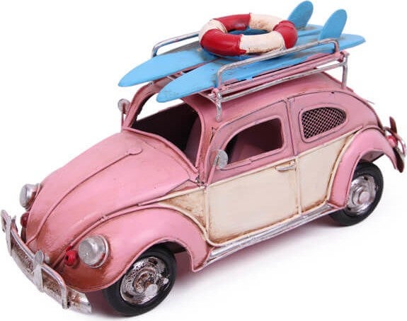 Mnk Home Decorative Metal Car Frame and Piggy Bank 1204E-3091  - Image 4