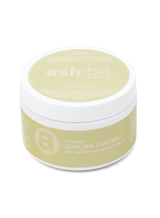 Ashba Botanics Flaxseed Curling Custard Natural Styling Gel for Curly & Wavy Hair (200GM) for Excellent Hold & Shine | Provides Moisture & Controls Frizz | Vegan & Cruelty Free - Image 1