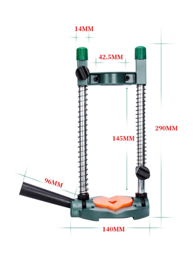 NIBEMINENT Electric Drill Press Stand Silver 290x140millimeter  - Image 4