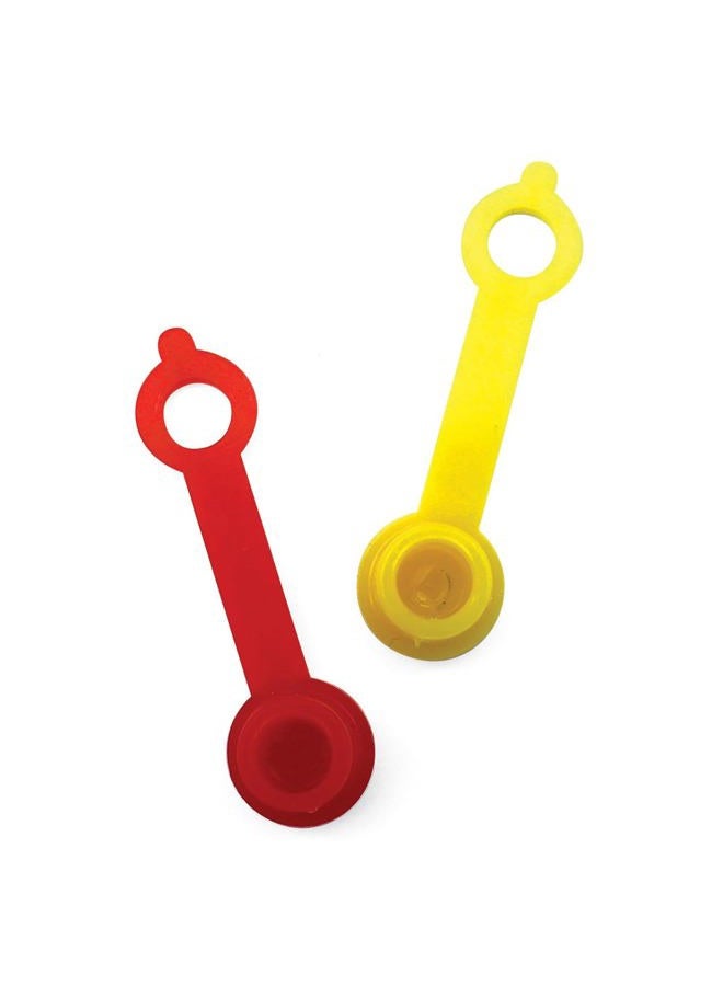 LockNLube Grease Fitting Caps (50 Count) (Yellow) - Image 2