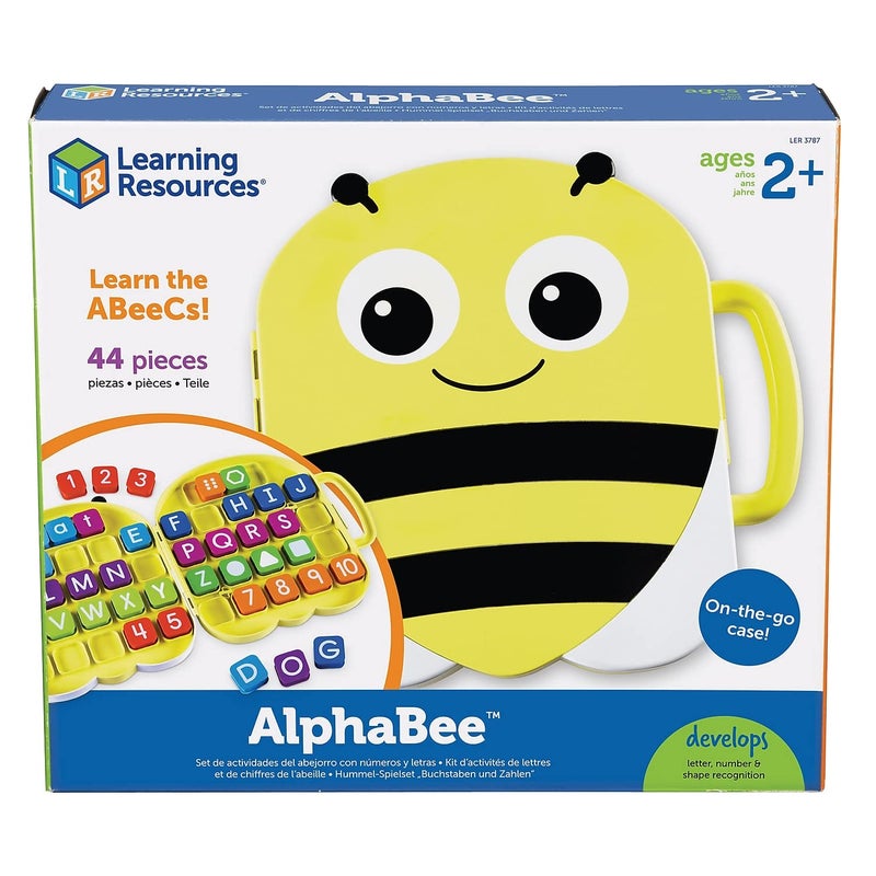 Learning Resources AlphaBee Alphabet Homeschool ABCs Numbers Shape Word Recognition Activity Set Multicolor - Image 4