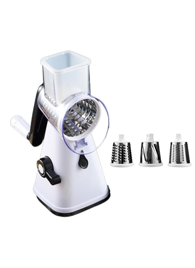 Sharpdo - 4-Piece Vegetable Slicer 3 in 1 Handheld Spiral Rotary Drum Slicer - Image 1