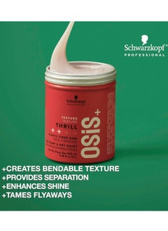 Schwarzkopf Professional Schwarzkopf Osis+ Thrill Fiber Gum, 100ml  - Image 2