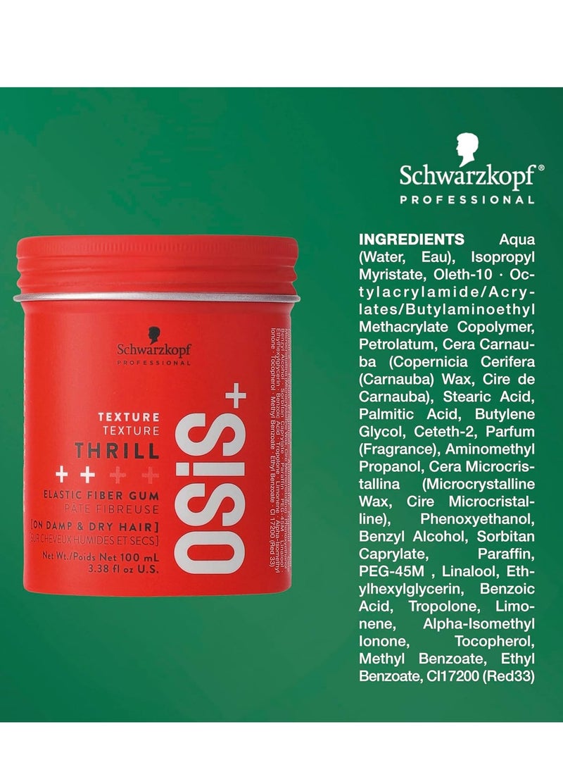 Schwarzkopf Professional - Schwarzkopf Osis+ Thrill Fiber Gum, 100ml - Image 1