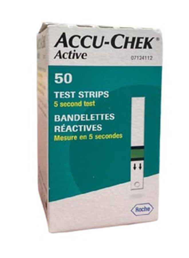 Pack Of 4 Active Blood Sugar Test Strips