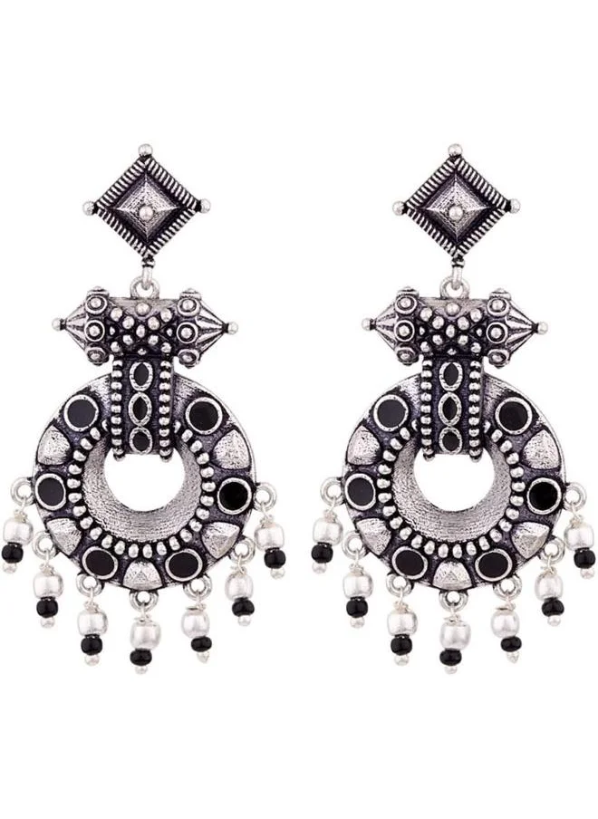 VOYLLA Nayantara Lightly Embellished Drop Earrings