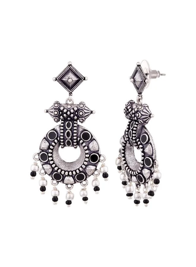 VOYLLA Nayantara Lightly Embellished Drop Earrings