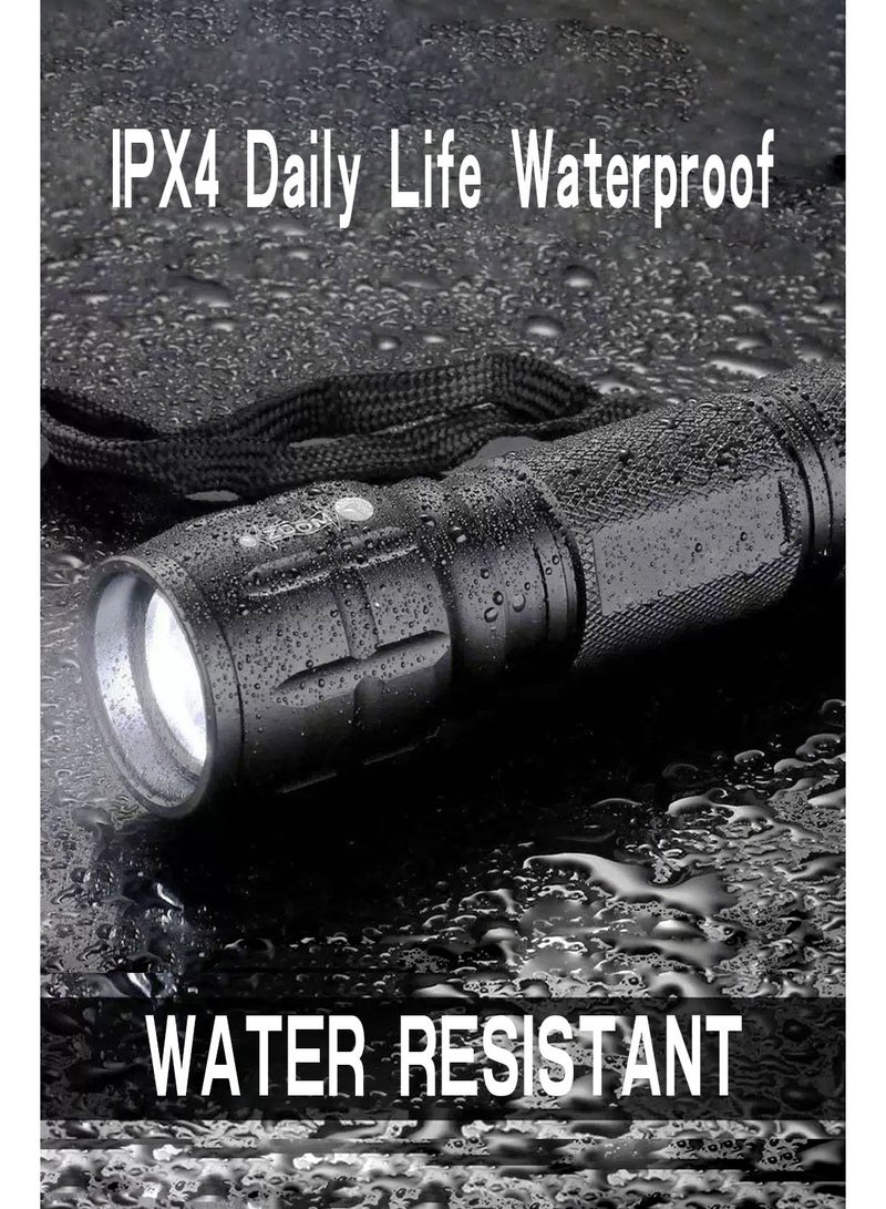 مصباح LED، مصباح يدوي يعمل بالبطارية، فائق السطوع، بحجم الجيب، محمول باليد، خفيف الوزن، مناسب للتخييم وحالات الطوارئ وانقطاع التيار الكهربائي والمزيد من الاستخدامات الخارجية - Image 5