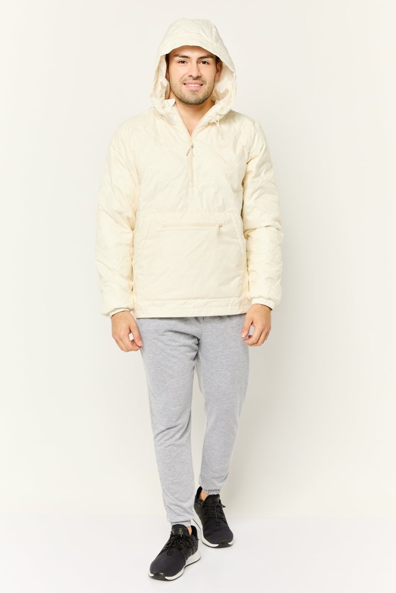 adidas Originals Men Sportswear Fit Outdoor Down Quilted Jacket, Ivory  - Image 2