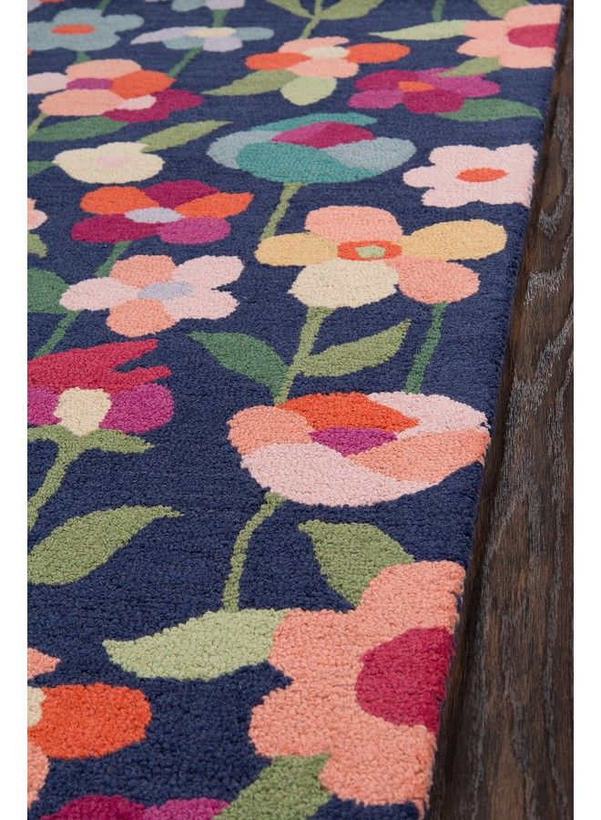 Momeni سجادة منطقة مجموعة نيوبورت 2'0" × 3'0" أزرق غامق - Image 4