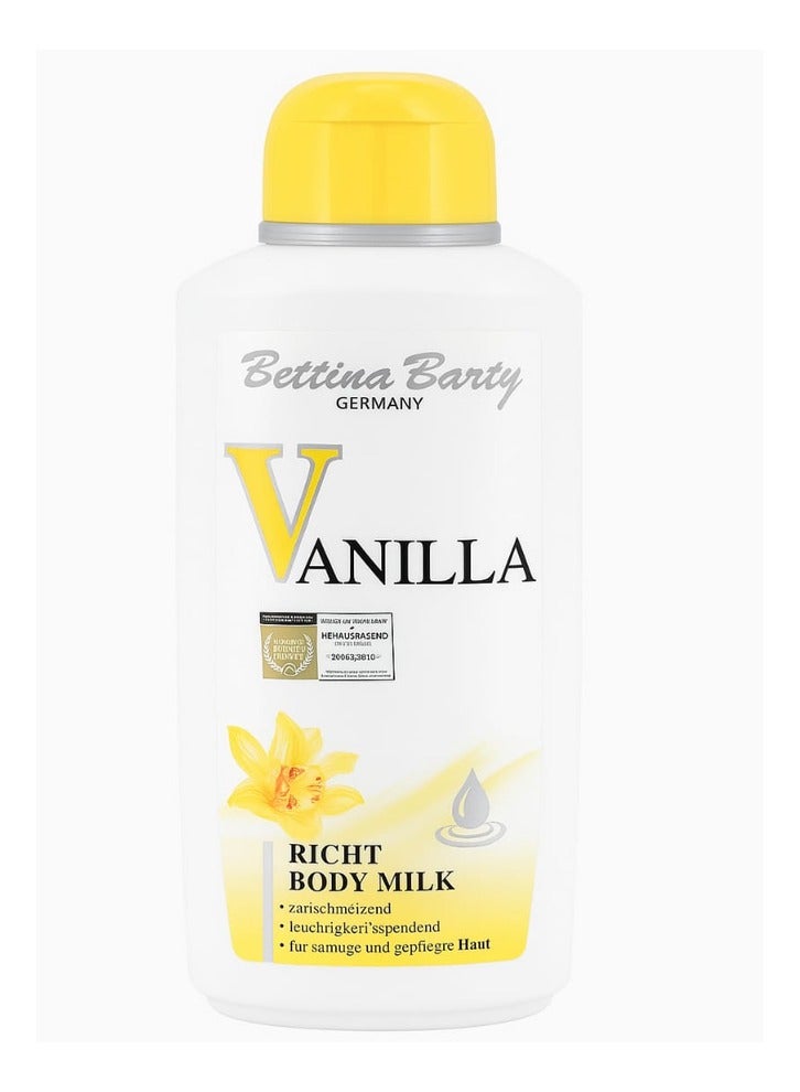 BETTINA Barty Vanilla Hand and Body Lotion 500 ml - Image 1