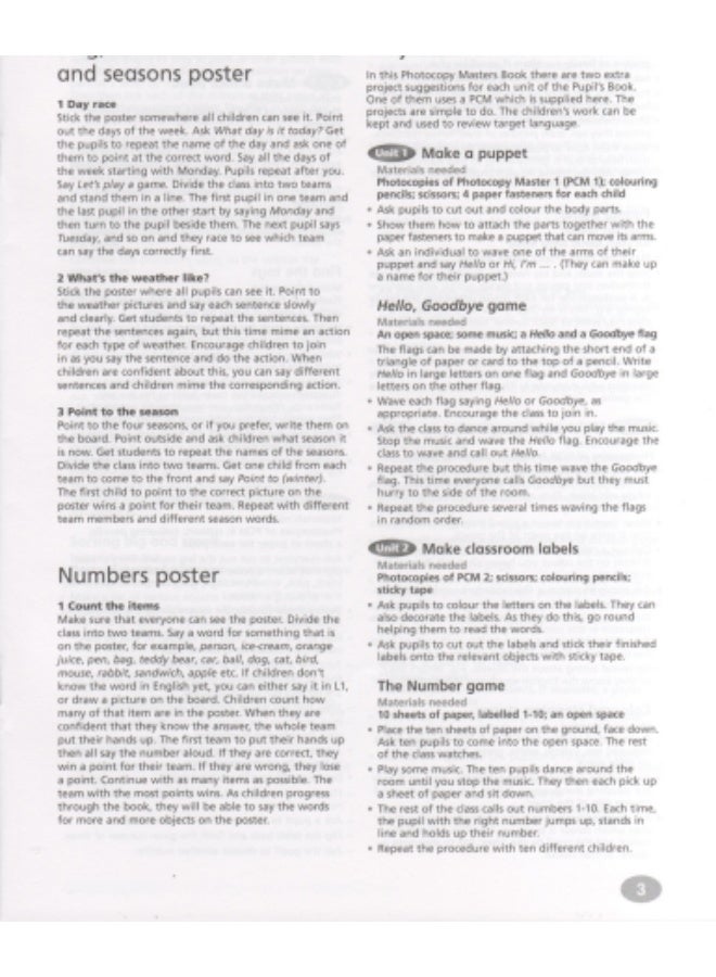 Oxford New Chatterbox - British English course for beginner to elementary_Starter_photocopy_masters_book - Image 3