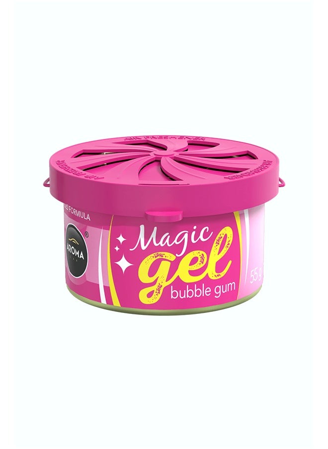Aroma MAGIC GEL Car Air Freshener Bubble Gum 