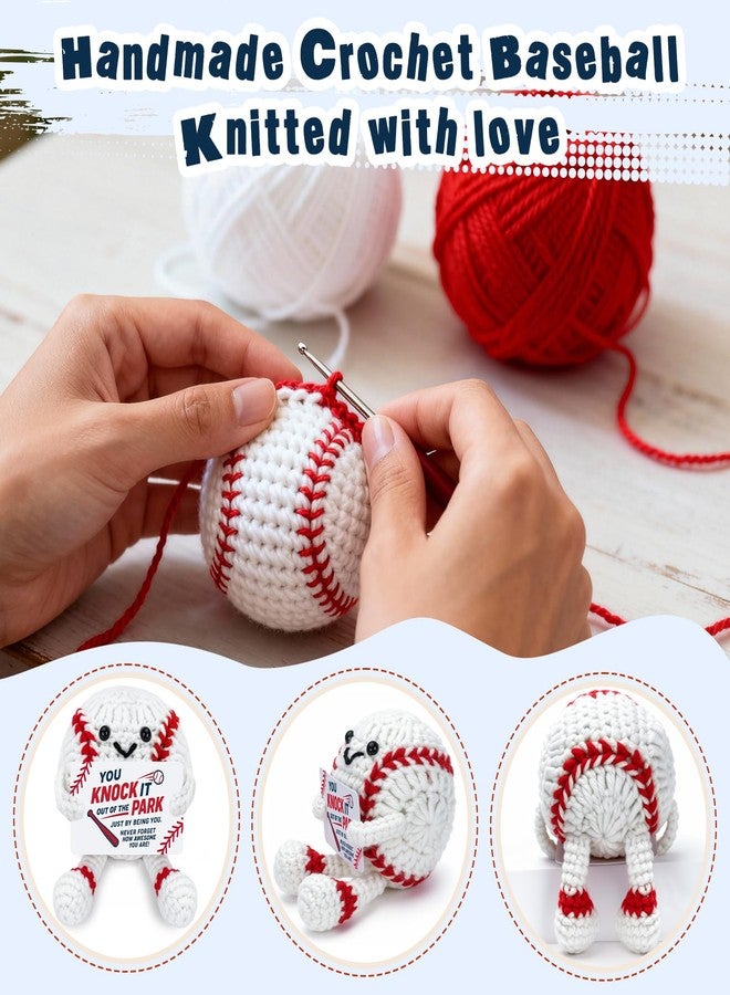 Wilbrea Funny Baseball Gifts for Boys Men, Cool Baseball Balls Accessories Stuff Things, Christmas Ornaments Stocking Stuffers for Players Coach Lovers, Stuffed Plush Decor Birthday Decorations Party Favors - Image 3