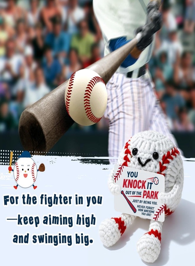 Wilbrea Funny Baseball Gifts for Boys Men, Cool Baseball Balls Accessories Stuff Things, Christmas Ornaments Stocking Stuffers for Players Coach Lovers, Stuffed Plush Decor Birthday Decorations Party Favors - Image 5