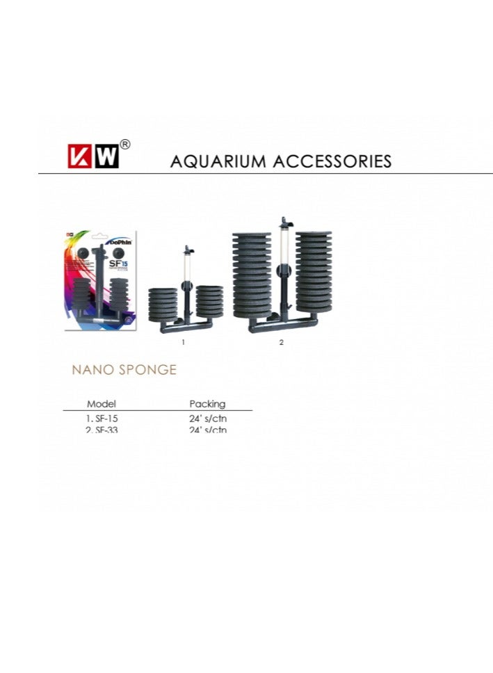 دولفين SF-33 فلتر إسفنجي نانو - Image 3