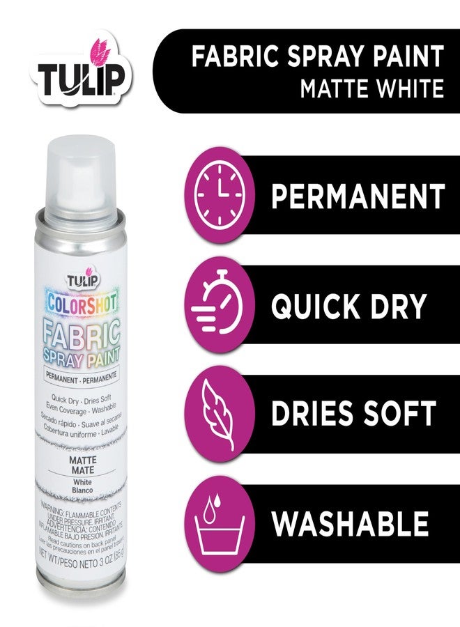 Tulip ColorShot Instant Fabric Color 3oz. White - Image 2