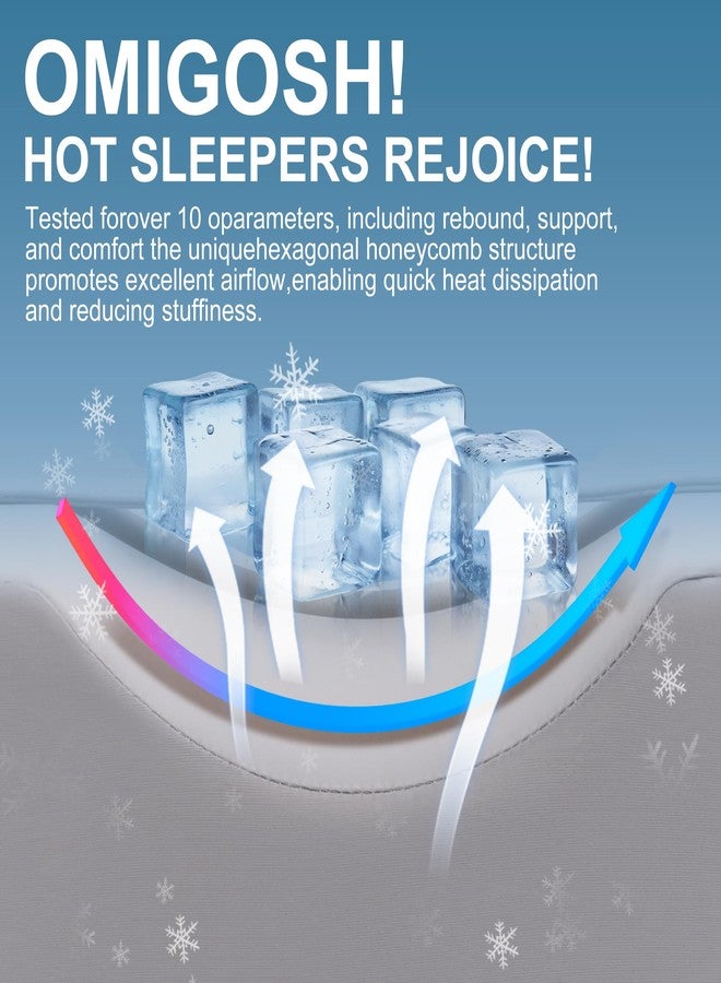 UJPFEO Knee Pillow for Side Sleepers,Leg Pillows Relief from Knees,Sciatica,HIPS,Joints Between Legs,Back Pain When Side Sleeping,Cooling Memory Foam Leg Alignment Knee Support Pillow with Strap - Image 2
