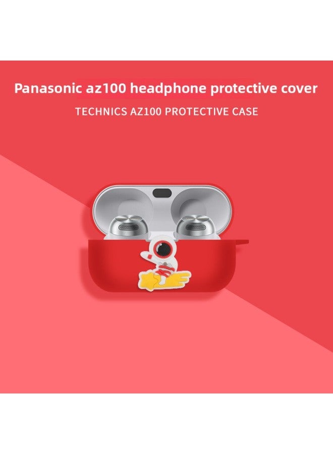 Loquat Suitable For Panasonic AZ100 Headphone Protective Case Technics EAH-AZ80 Headphone Case AZ100 Protective Case-Color:Red Constellation Member 【free Hook】-Model:Panasonic Technics Eah-az80 - Image 1